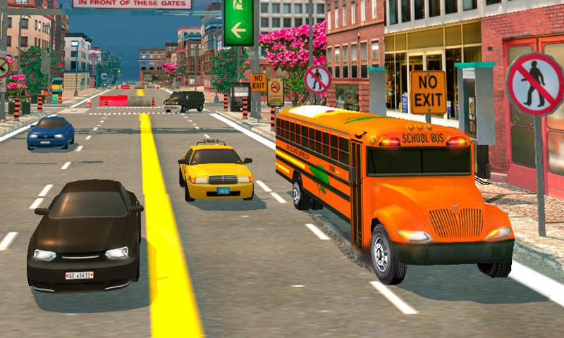 高中巴士驾驶3D_游戏简介_图2