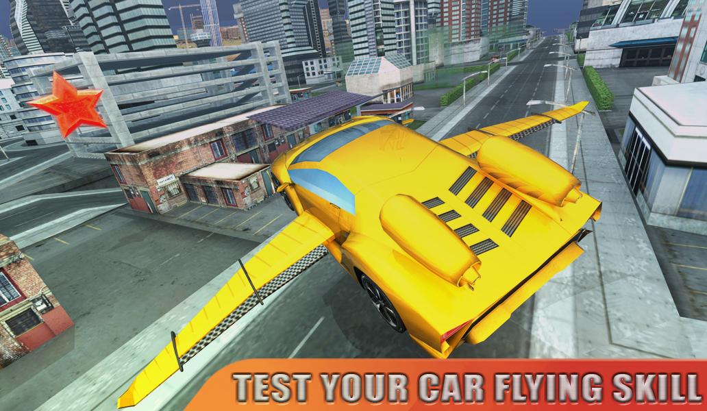 Flying Racing Car Games