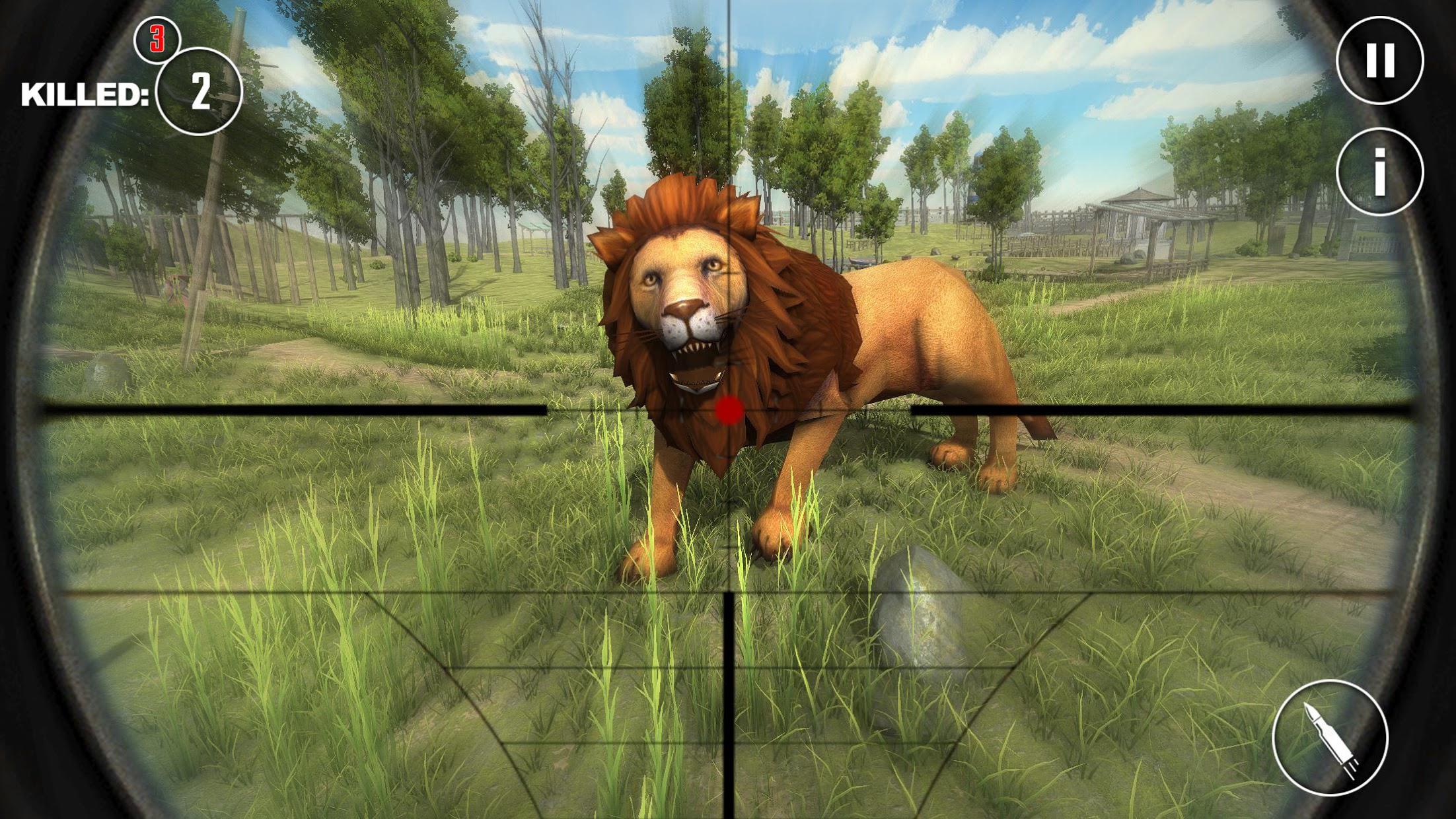 Wild Lion Hunter Game_截图_5