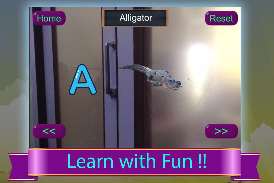 Alphabet Learning Game Augmented Reality_截图_2