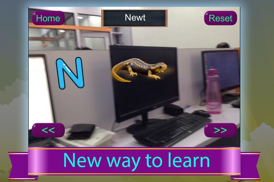 Alphabet Learning Game Augmented Reality_截图_3