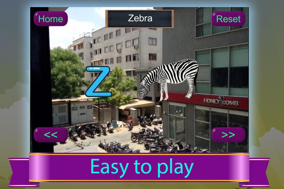 Alphabet Learning Game Augmented Reality_截图_4