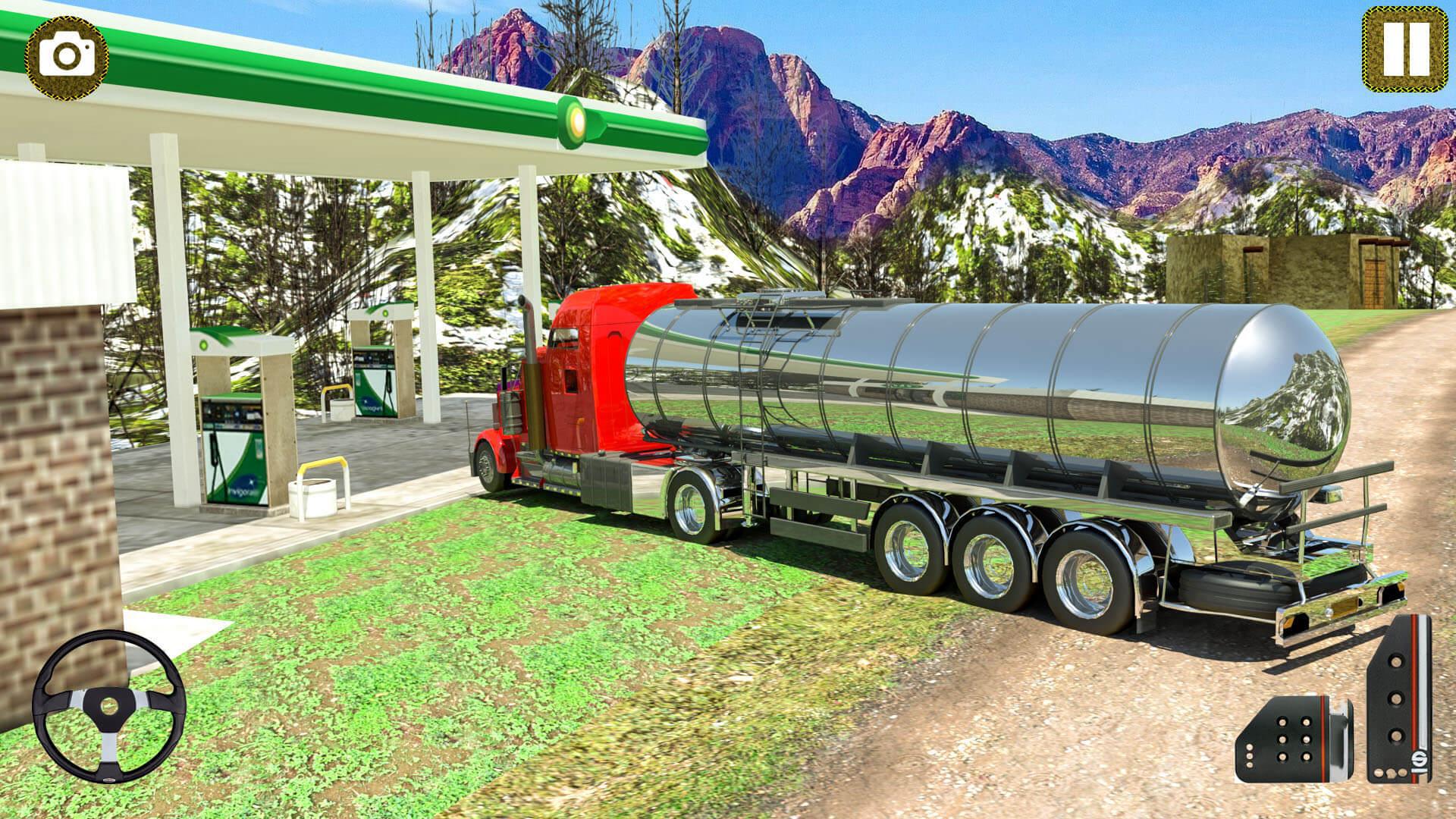 Offroad Oil Tanker Transport - Fuel Simulator 2018_截图_2