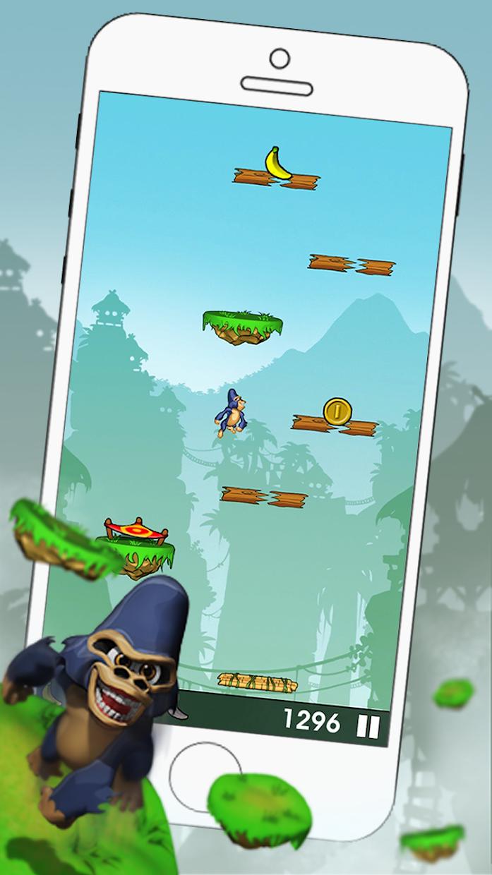 Gorilla Jump - Free Action Jump Game
