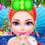 公主圣诞节日化妆