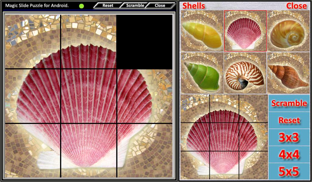 Magic Slide Puzzle Shells_截图_3