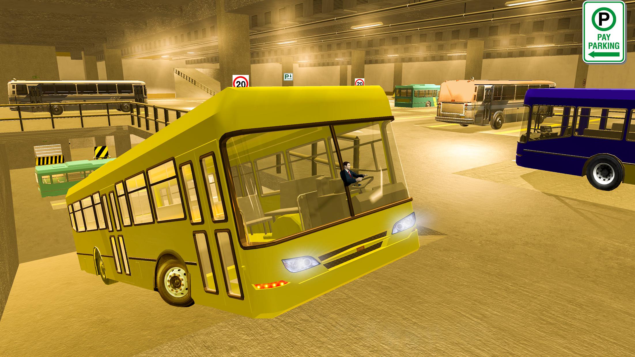 Coach Bus Parking Simulator 3D_截图_2
