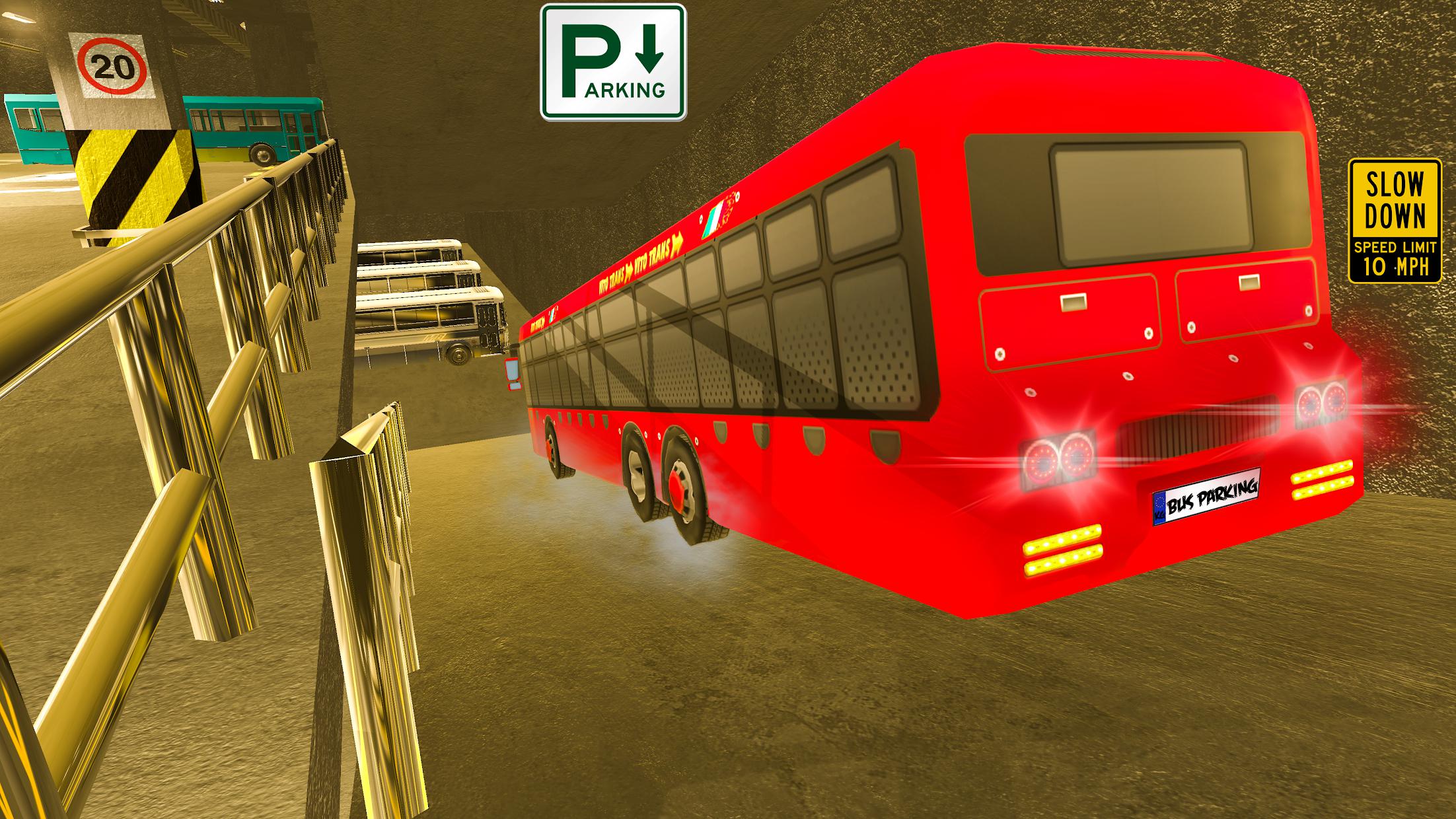 Coach Bus Parking Simulator 3D_截图_4