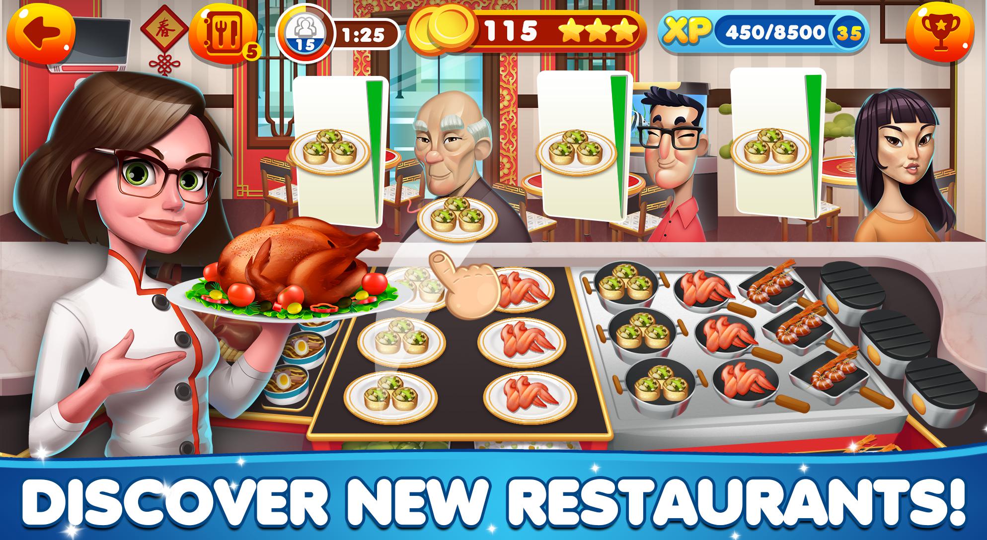 烹饪游戏 美食餐厅 Cooking Games Fast Food Maker Chef Craze_游戏简介_图4