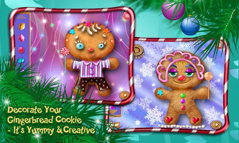 Gingerbread Dress Up XMAS Game_截图_2