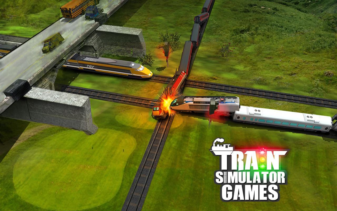 火车模拟器游戏：火车游戏_截图_4