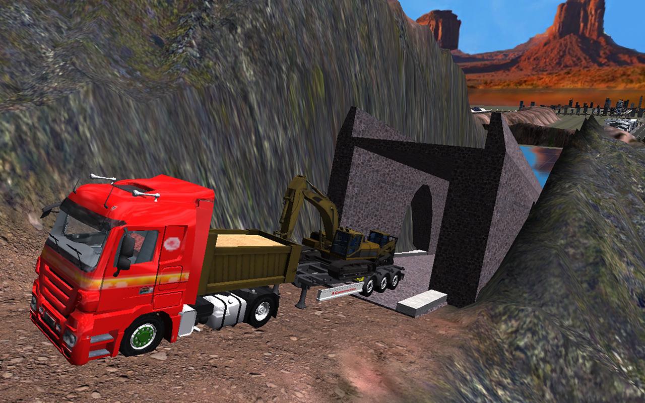抢救 货车 司机 模拟器 挖掘机 游戏_截图_2