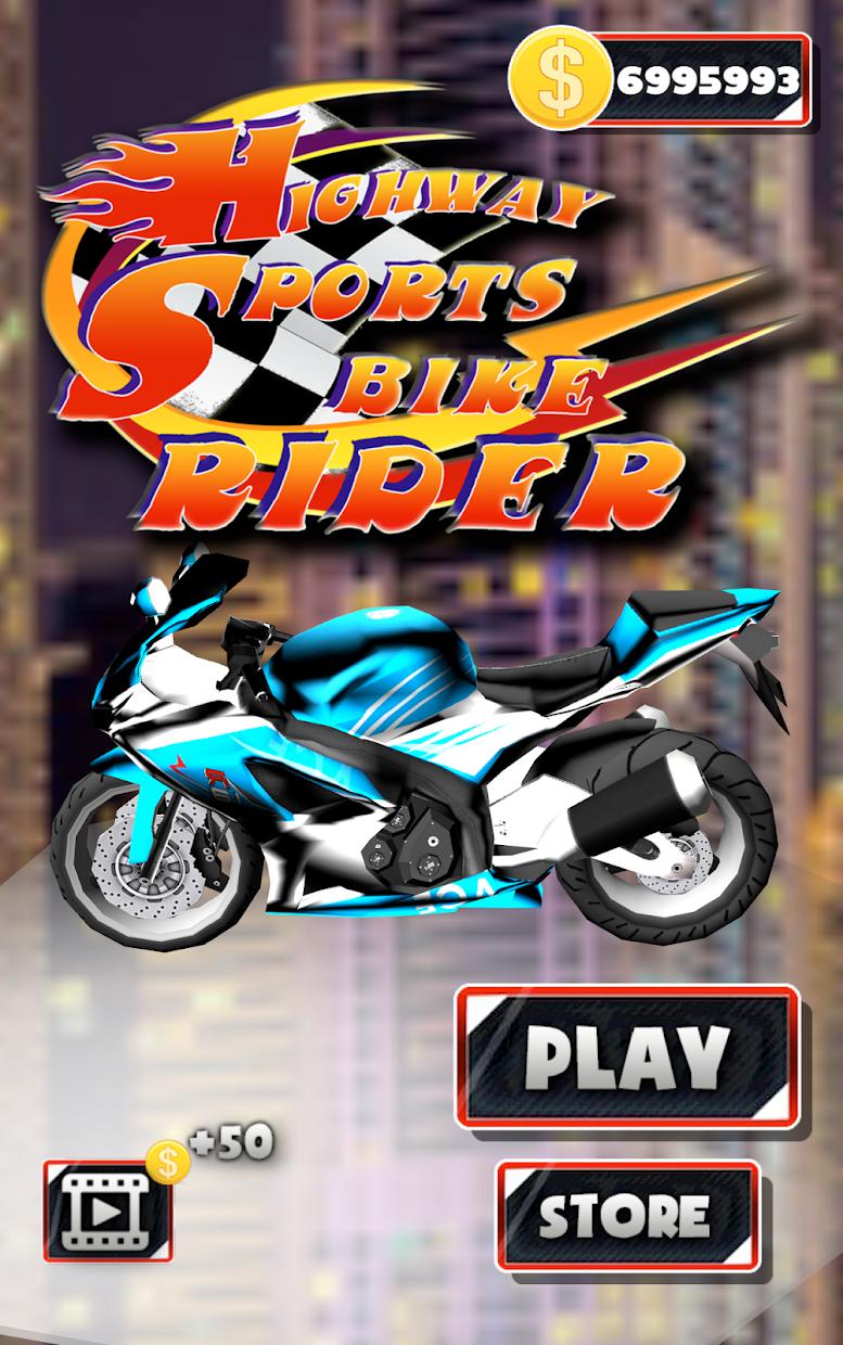Highway Sports Bike Rider 3D_截图_5