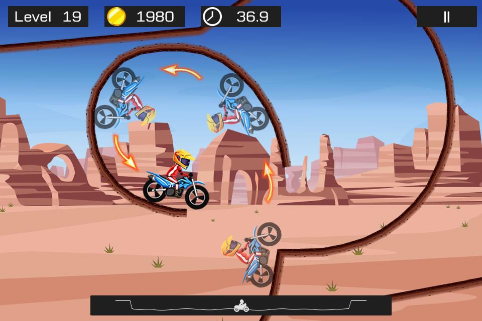 极限飞车 -- 最棒的摩托车特技挑战竞速游戏_截图_5