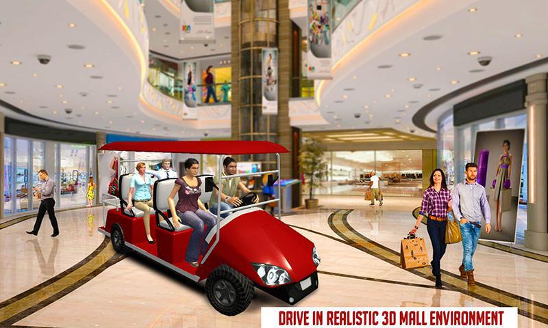 购物中心易出租车司机汽车模拟器游戏_截图_5