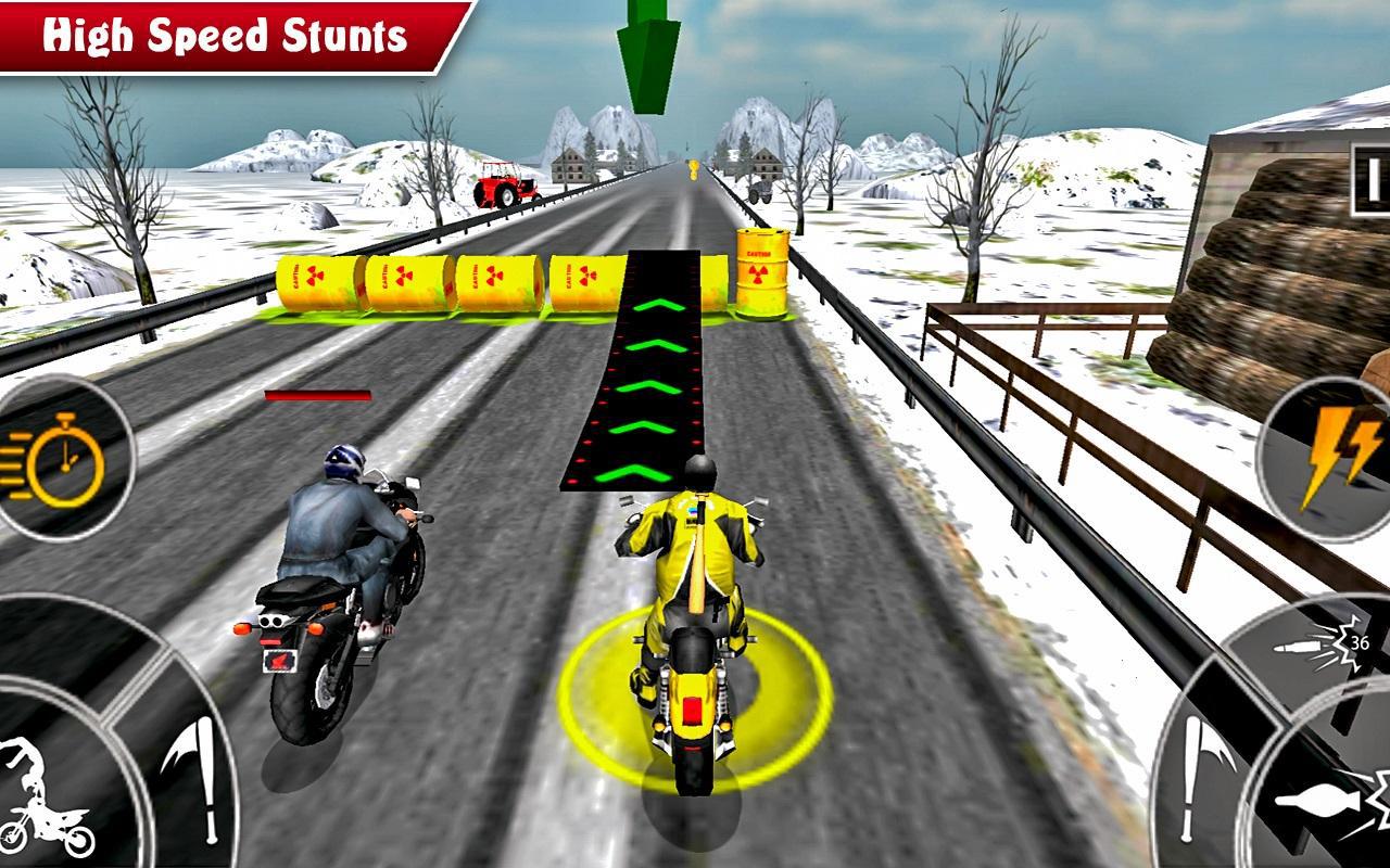 Moto Bike Attack Race 3d games_截图_3