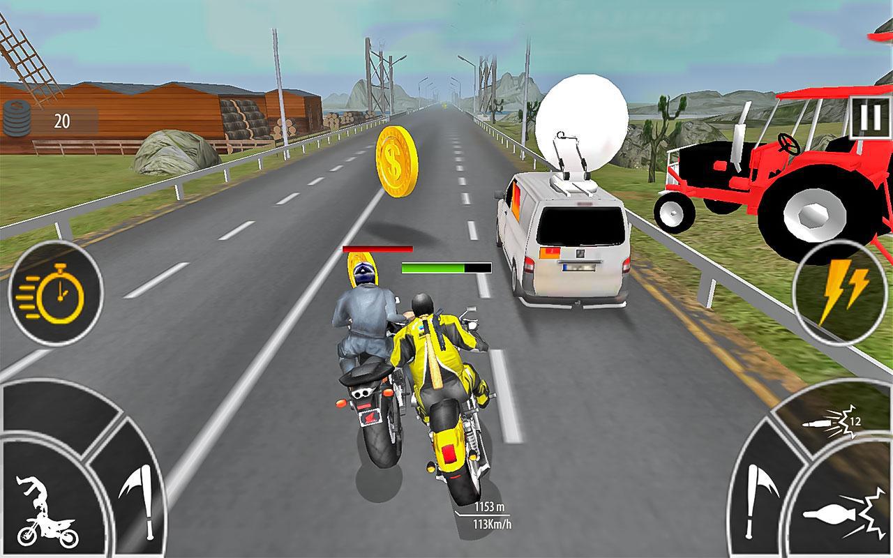 Moto Bike Attack Race 3d games_截图_4