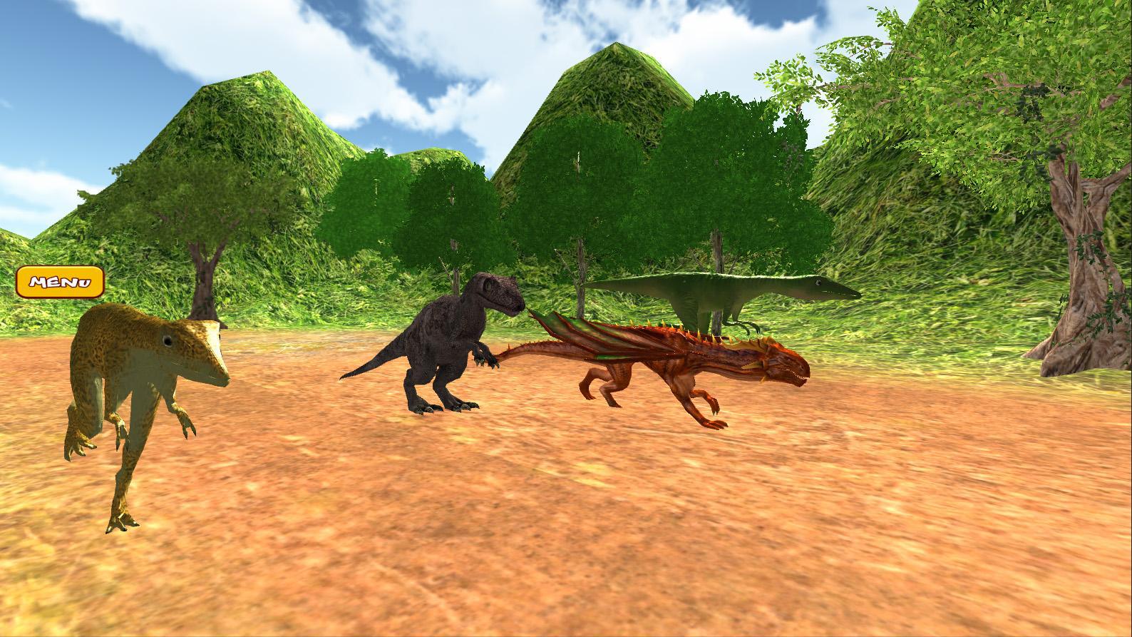 Jungle Dinosours Race 3d