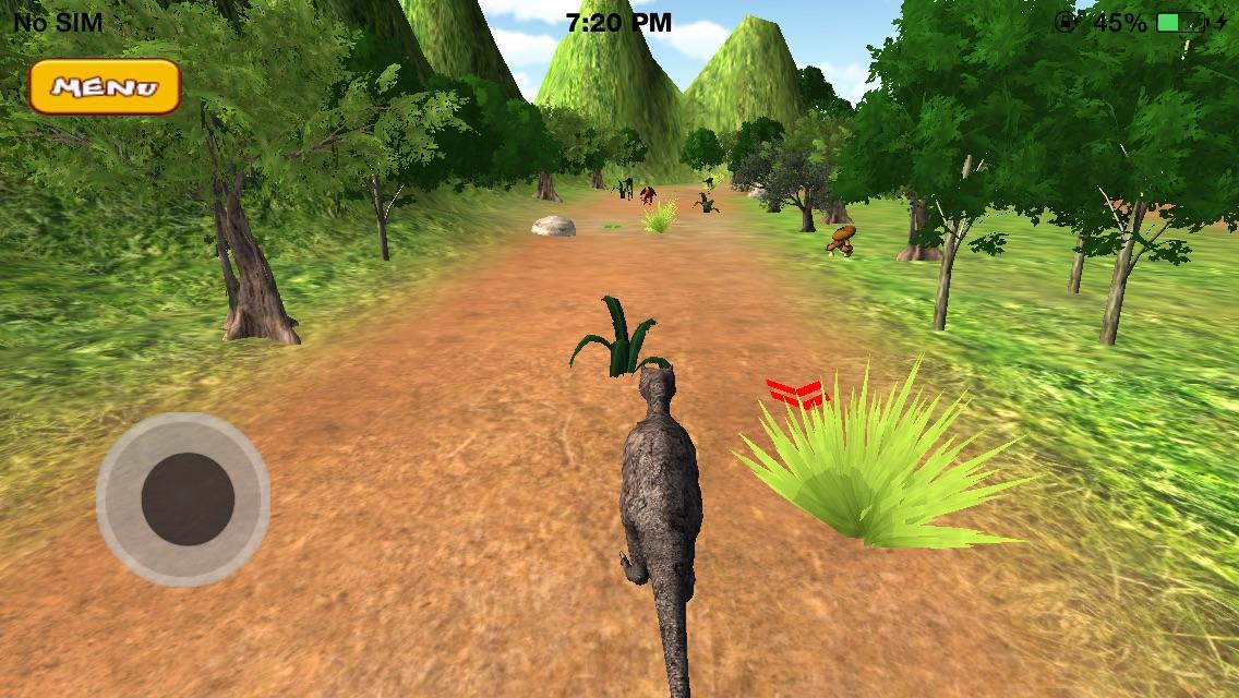 Jungle Dinosours Race 3d_截图_3
