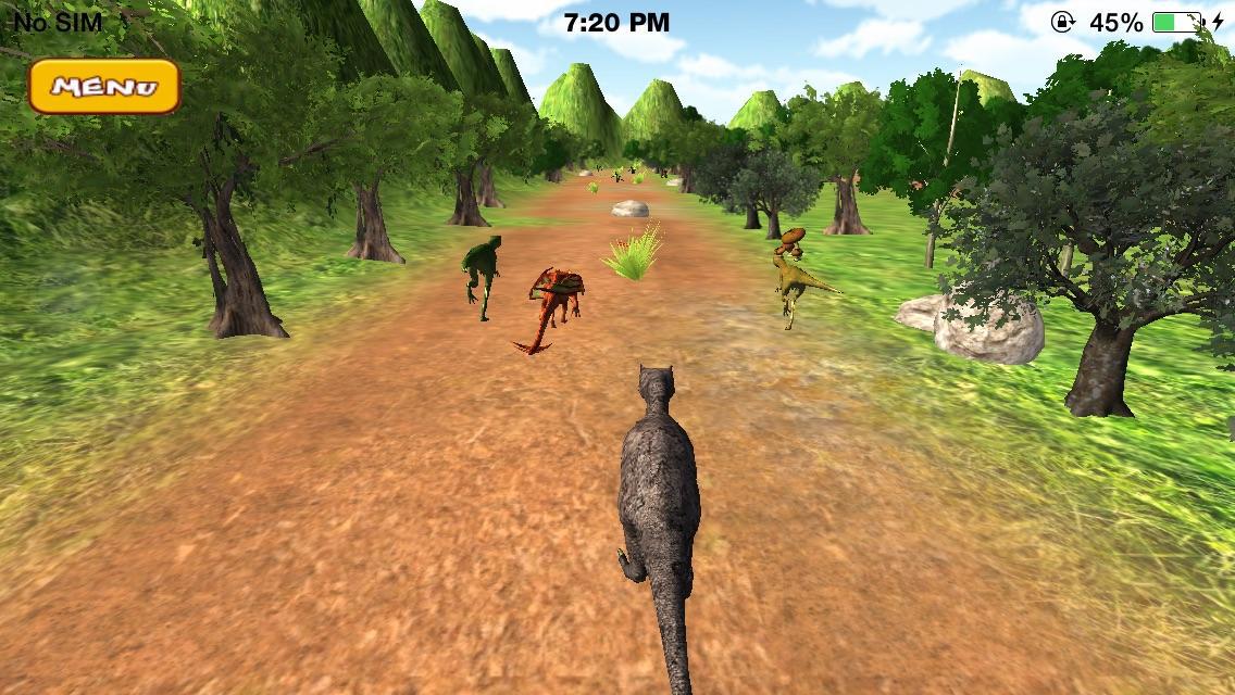 Jungle Dinosours Race 3d_截图_4