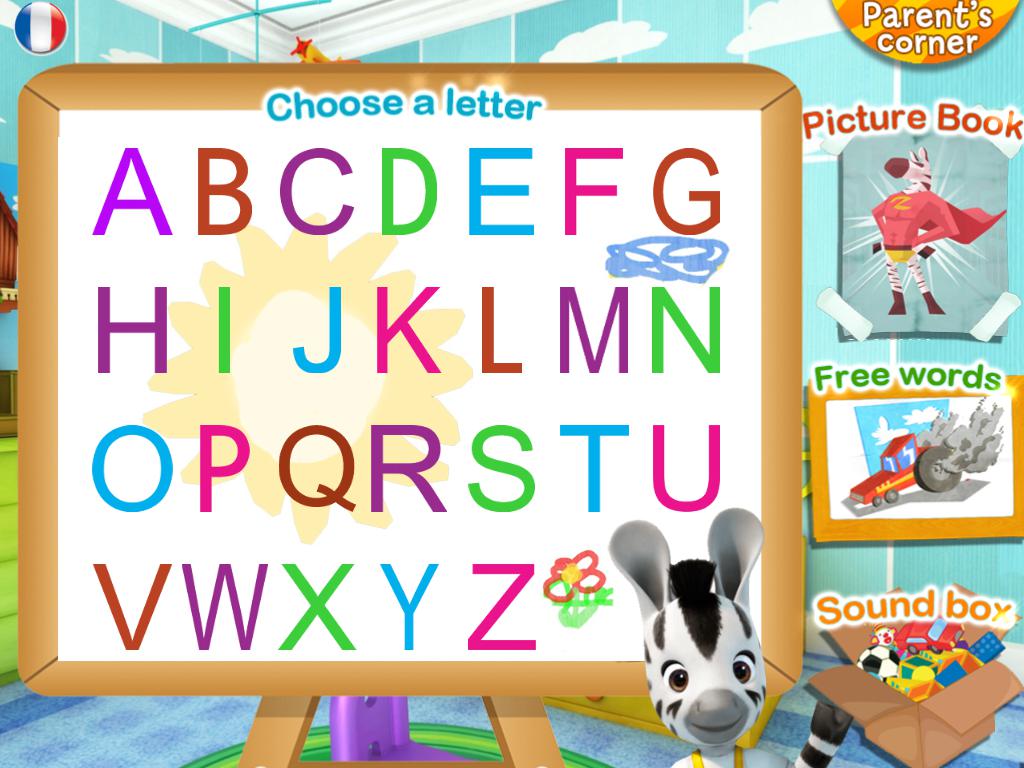 Learn the alphabet with Zou