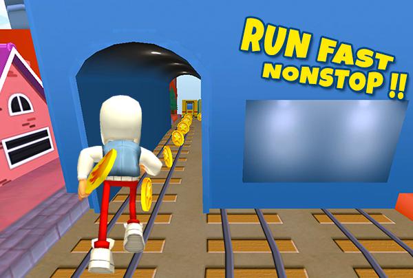 3D Subway Kids Rail Dash Run