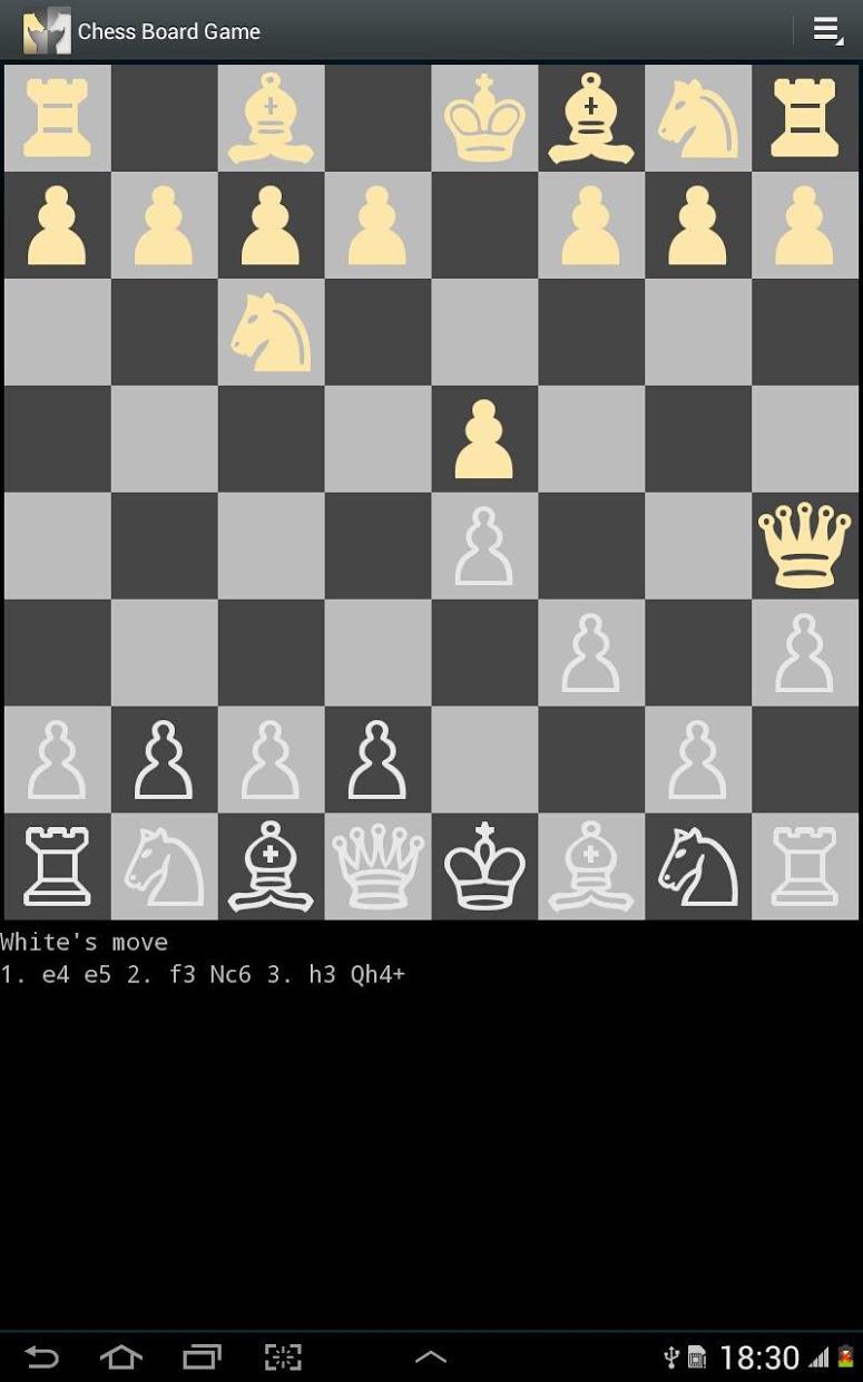 国际象棋的棋盘游戏
