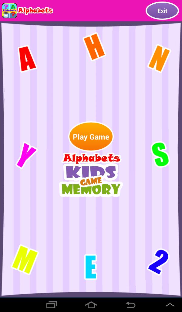 Alphabets - Kids Memory Game_截图_4