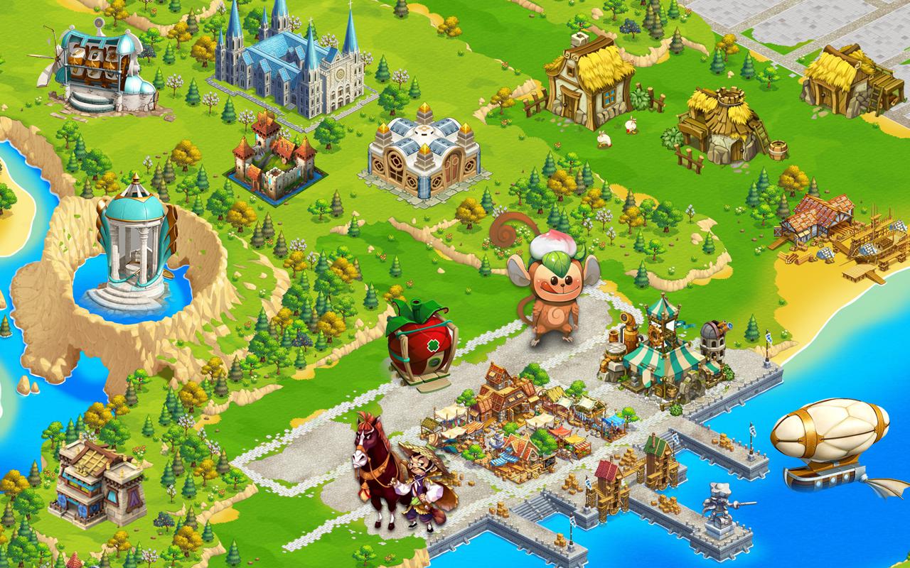 类似快乐的农场小镇小农场的游戏