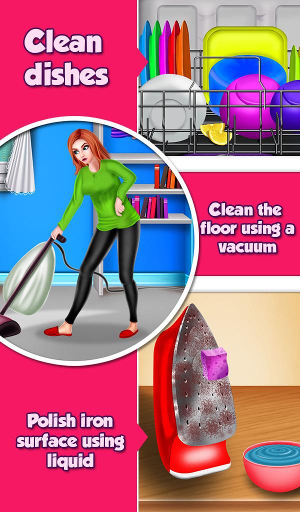 Magic House Cleaning - Girls Home Cleanup Game_截图_2