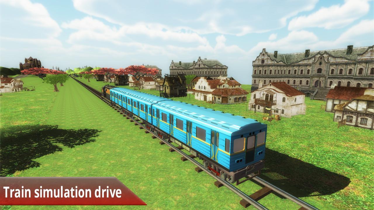 在轨道上超开快车地铁列车模拟器游戏