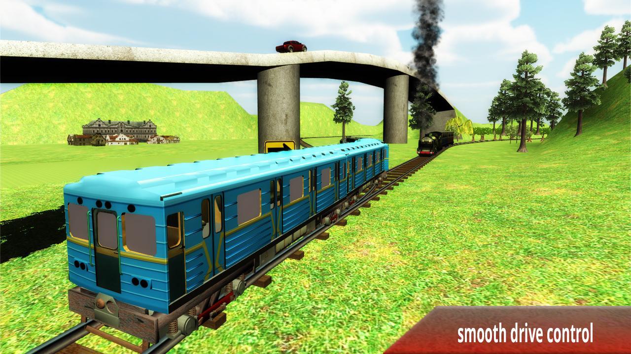 在轨道上超开快车地铁列车模拟器游戏_截图_2