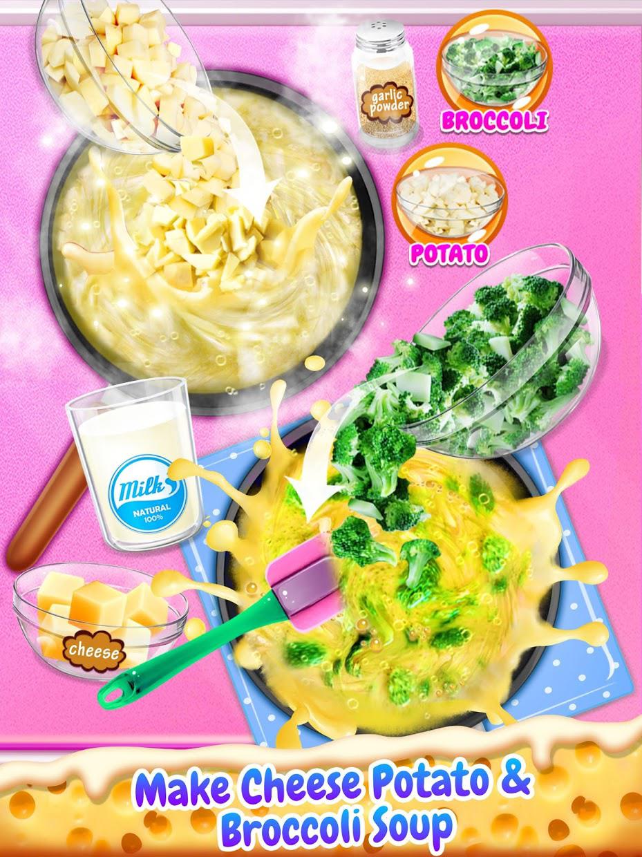Cheese Soup - Hot Sweet Yummy Food Recipe_截图_2