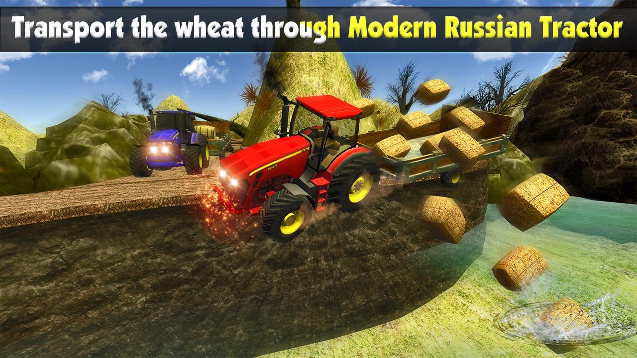 乡村 农场 拖拉机 3D 模拟器 - 拖拉机游戏_截图_3