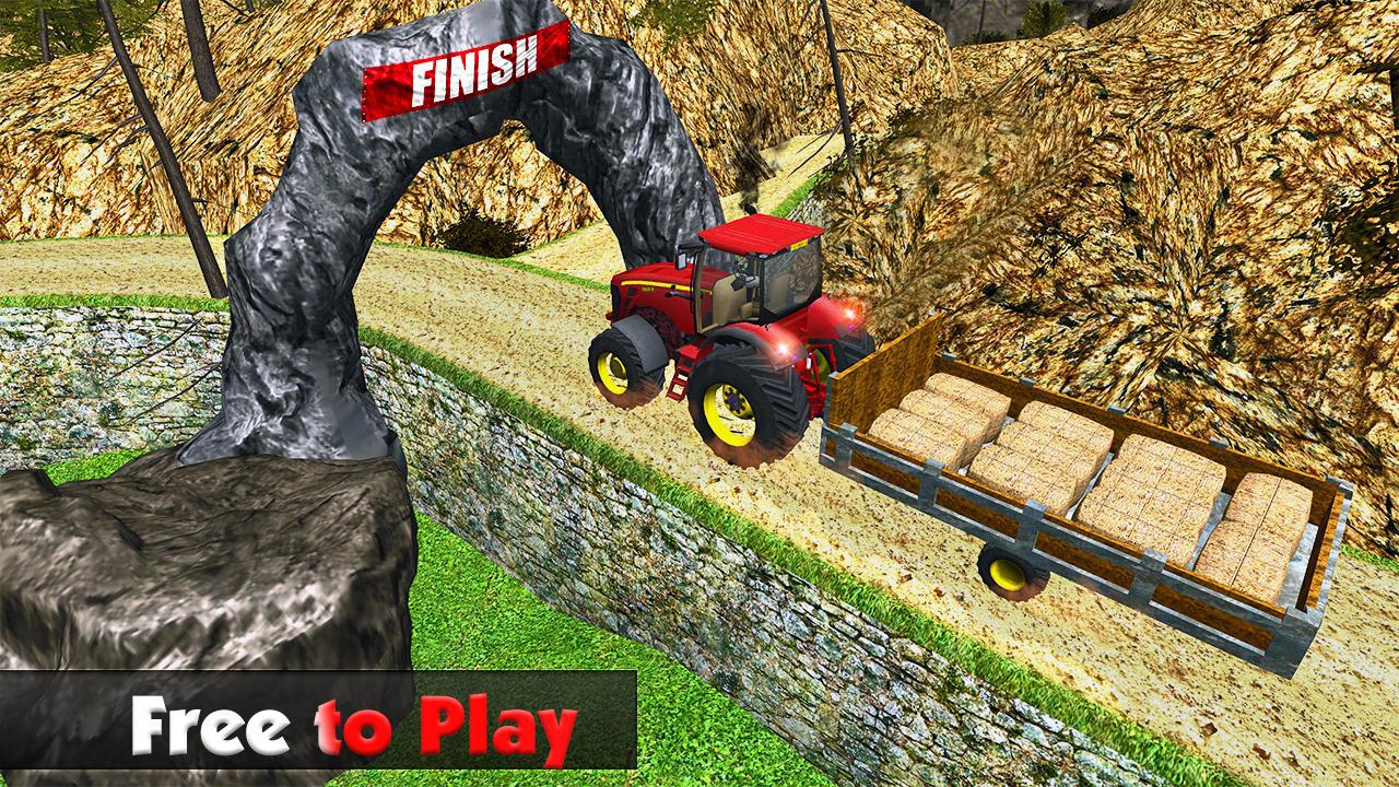 乡村 农场 拖拉机 3D 模拟器 - 拖拉机游戏_截图_5
