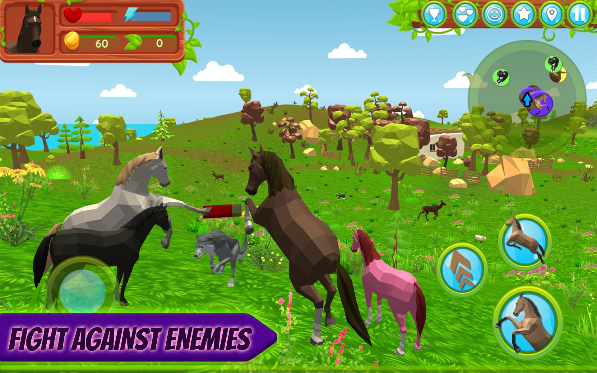 Horse Family – Animal Simulator 3D_截图_2