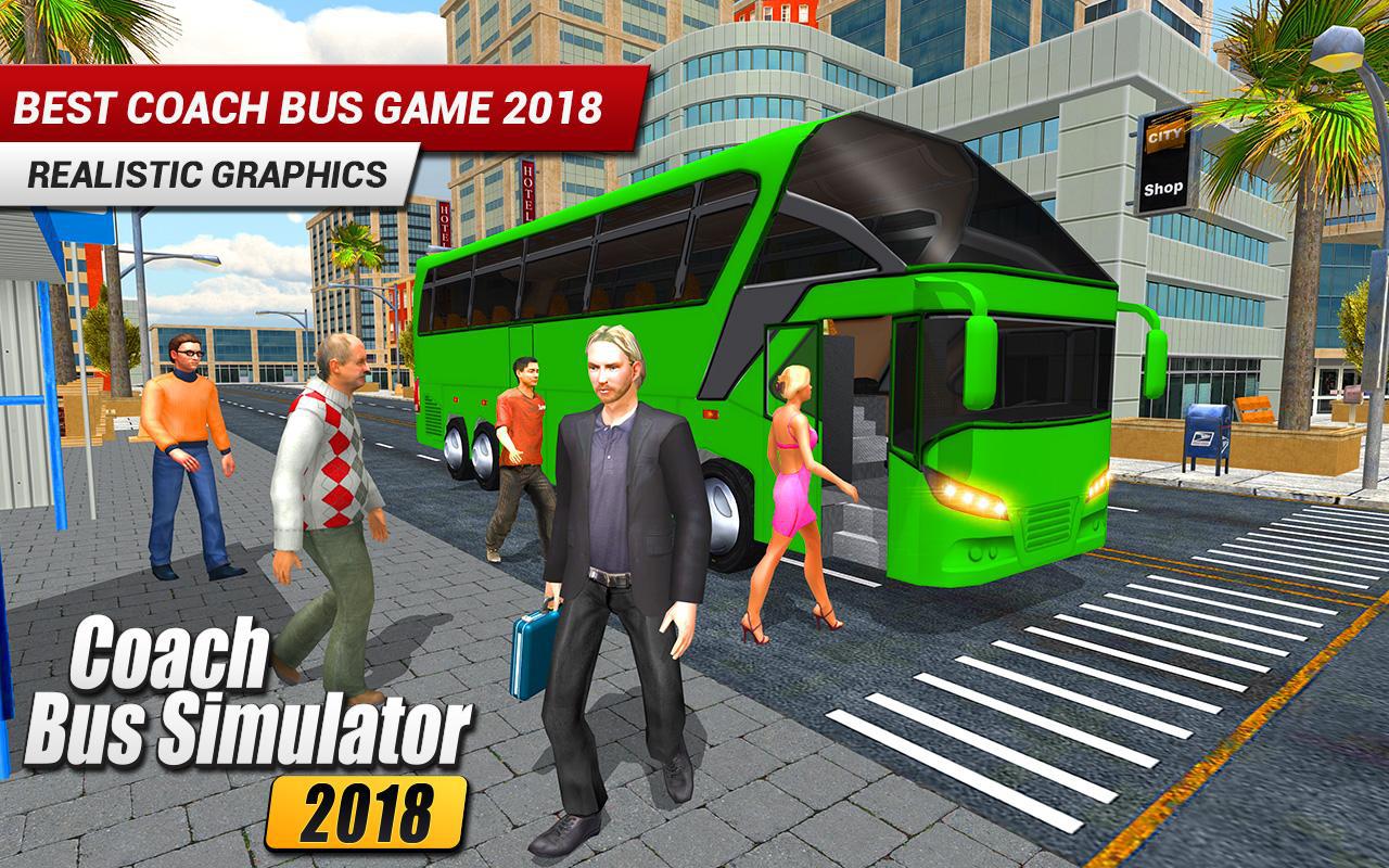 Coach Bus 2018: City Bus Driving Simulator Game