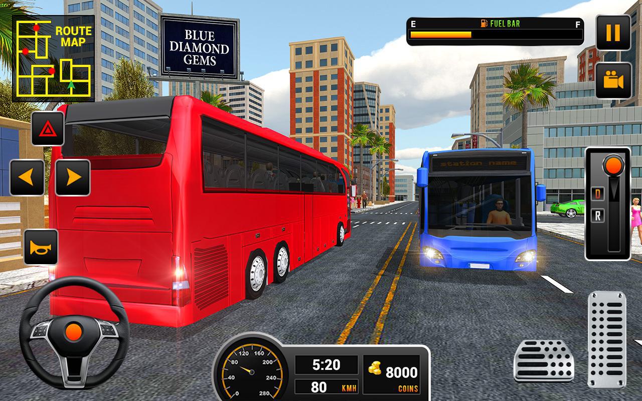 Coach Bus 2018: City Bus Driving Simulator Game_截图_2