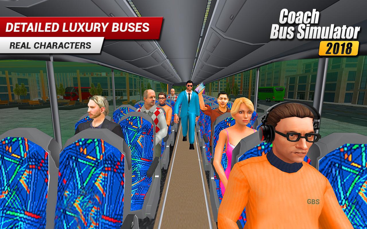 Coach Bus 2018: City Bus Driving Simulator Game_截图_3