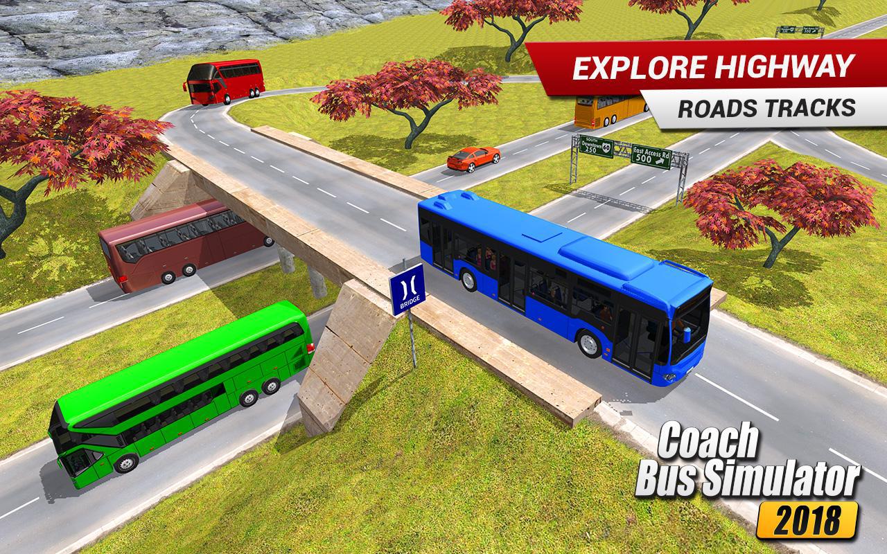 Coach Bus 2018: City Bus Driving Simulator Game_截图_4