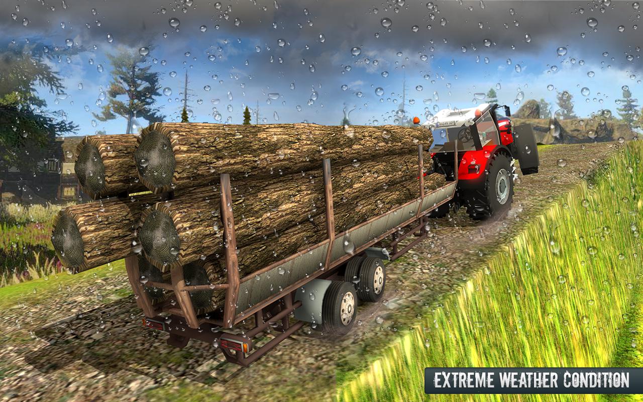 Cargo Tractor Trolley Simulator Farming Game 2019_截图_2
