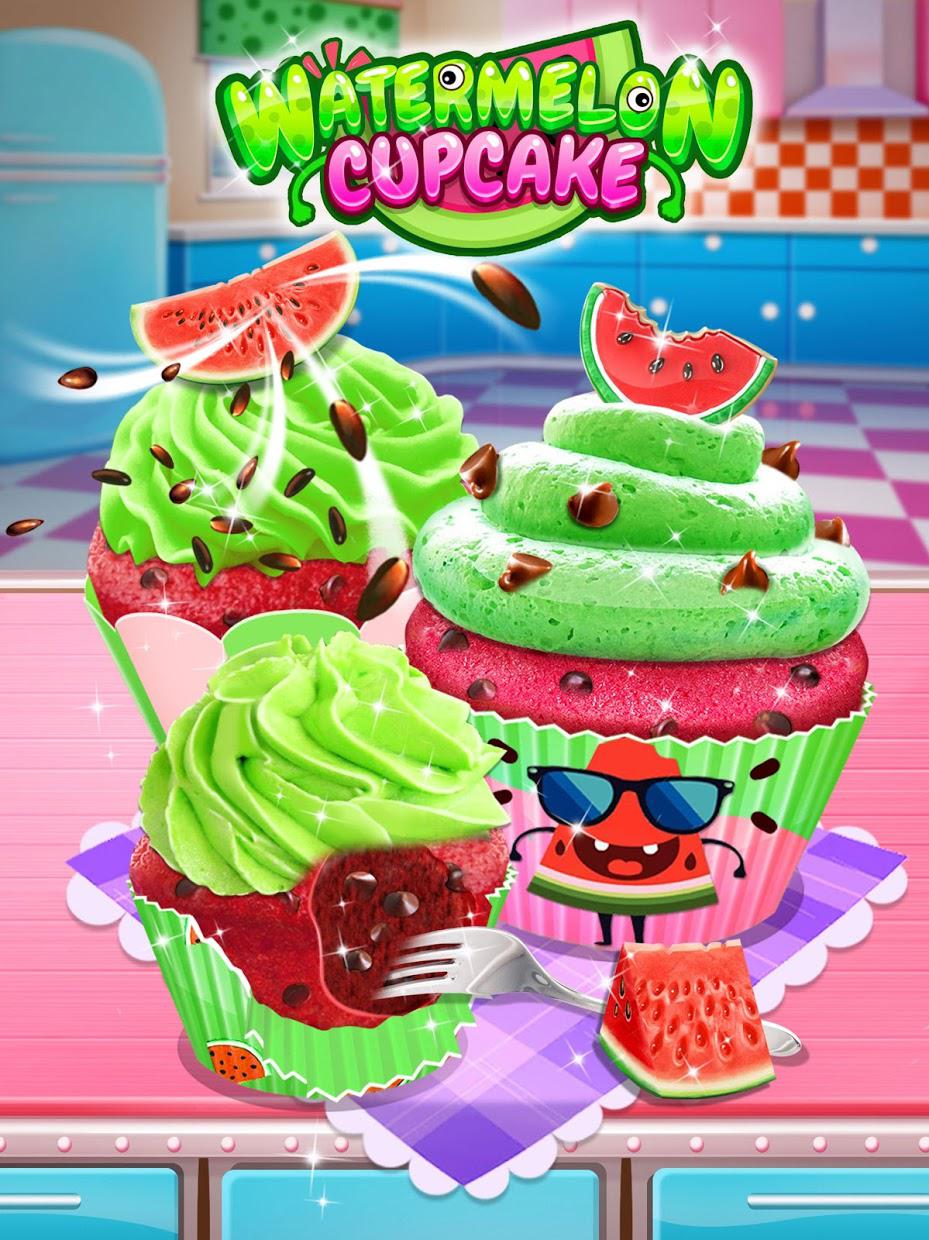 Watermelon Cupcake - Summer Desserts Maker_截图_4