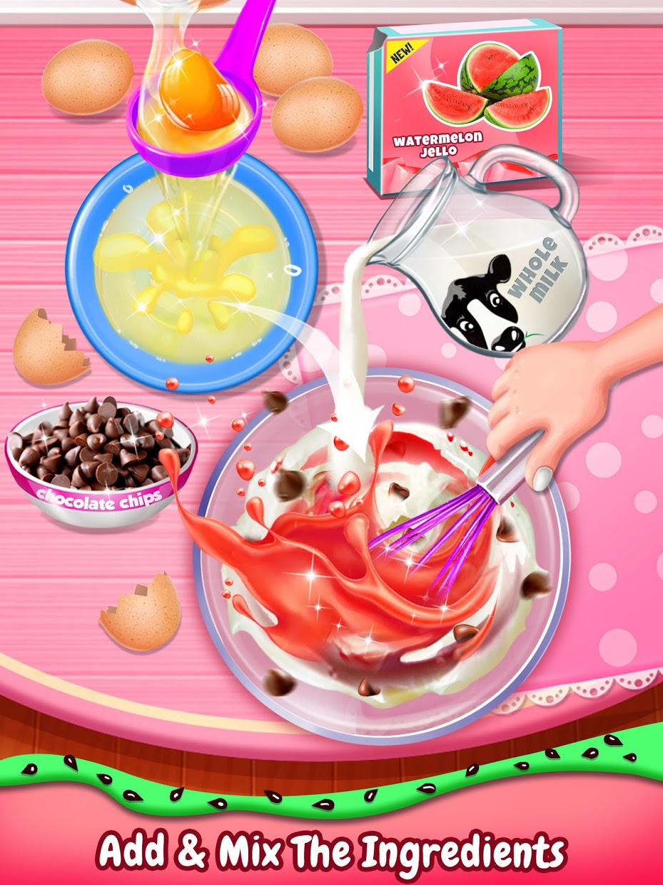 Watermelon Cupcake - Summer Desserts Maker_截图_5