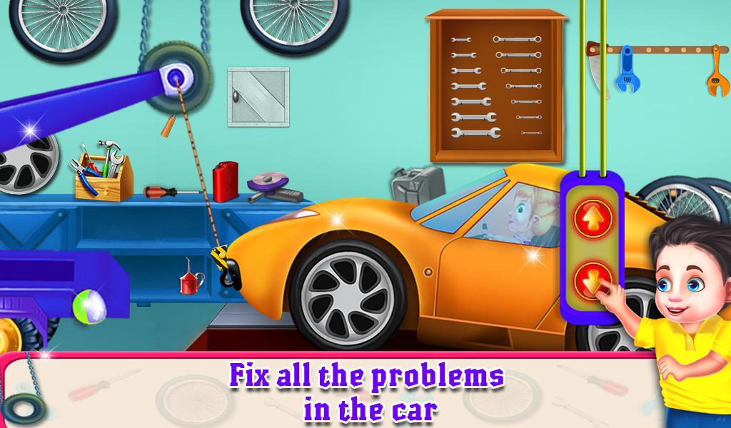 Little Garage Mechanic Vehicles Repair Workshop_截图_5