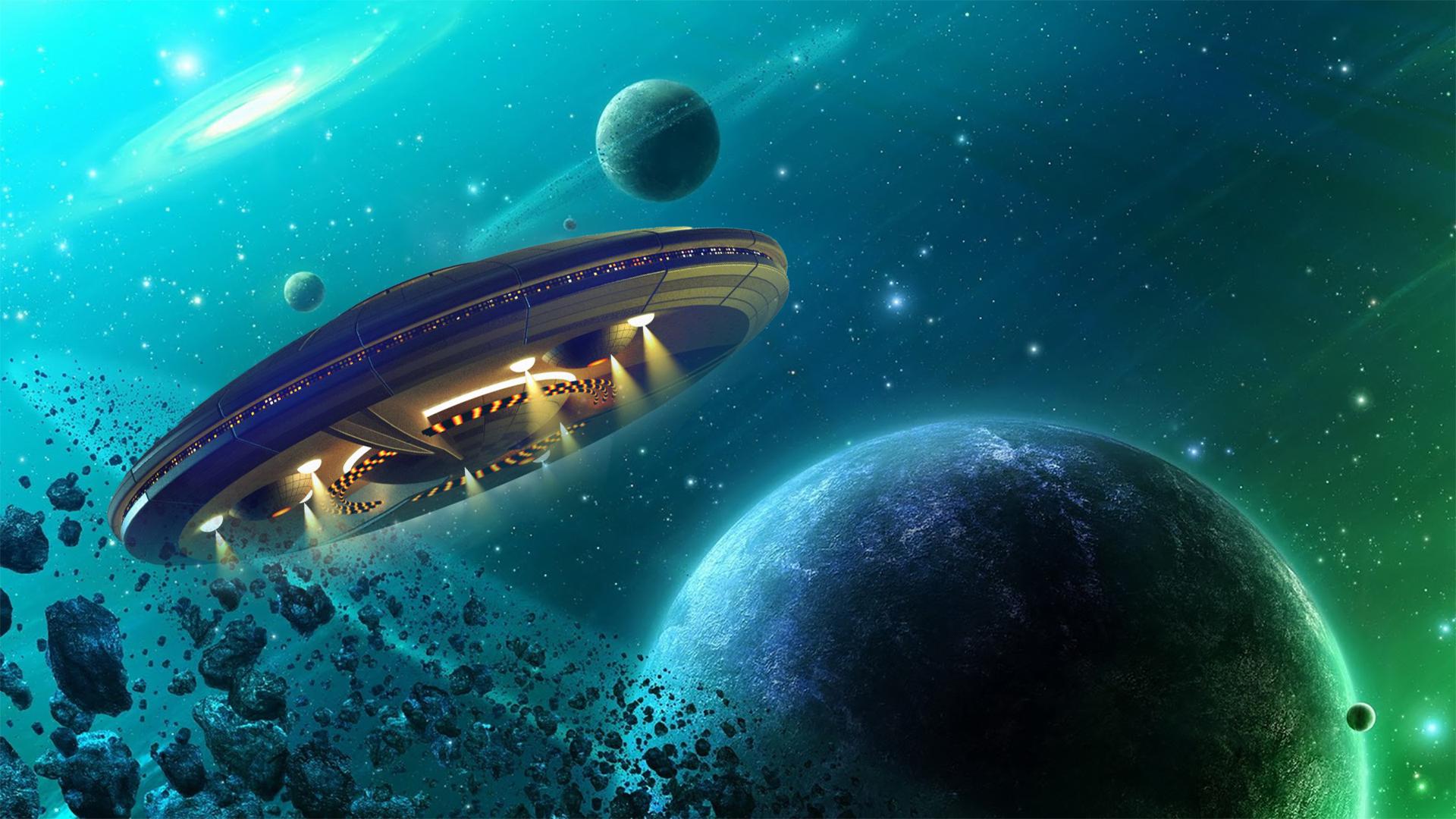 Flying Saucer Universe Defence 2: SuperHero Game