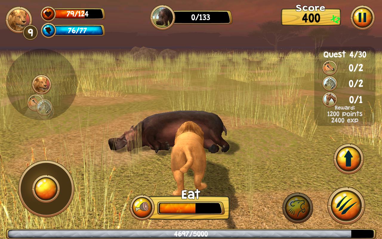Wild Lion Simulator 3D_截图_4