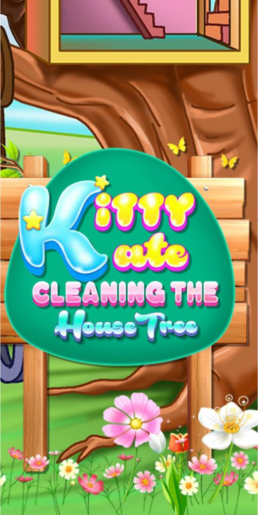 Kitty Kate Cleaning the House Tree_截图_4