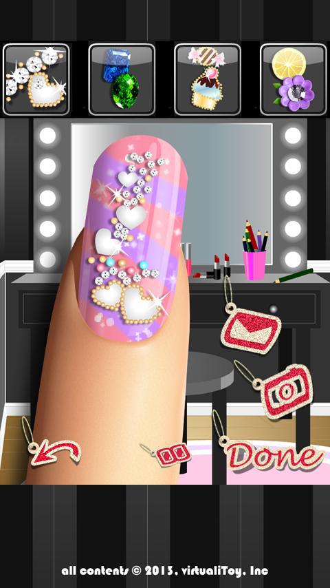 Glitter Nail Salon: Girls Game by Dress Up Star_游戏简介_图2