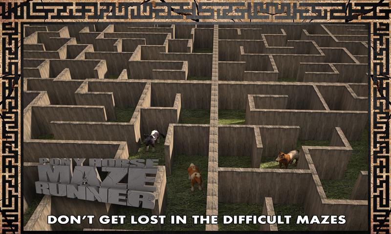 Pony Horse Maze Run Simulator_截图_4