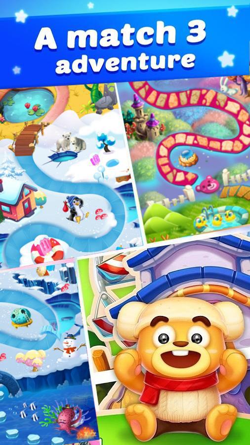 Candy Sweet Taste 2019: Match 3 Puzzle Games_截图_3
